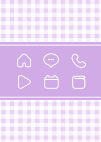 gingham check [purple 02]