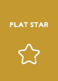 FLAT STAR - Yellow Ocher