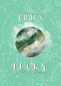 LIBRA SIGN LUCKY COLOR & STONE