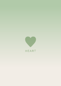 Simple Heart / Gradation / Green