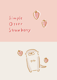 simple Otter strawberry beige.