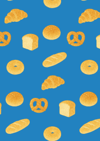 Bread Festival on blue