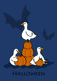 วันฮาโลวีนของ Daze Duck(สีกรมท่า)