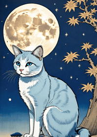 Cat under the Moon FeEAEF