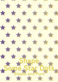 Shape Some Stars Dots Pansy purple