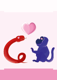 ekst Red (Snake) Love Blue (Monkey)