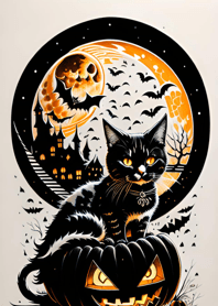 halloween cat eb8aBf