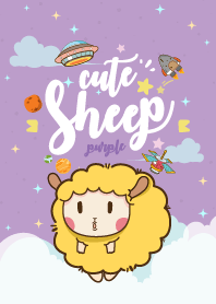 แกะน้อย กาแล็กซี่ สีม่วง