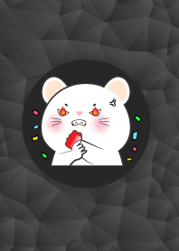 Simple Angry Cute White Mouse Theme