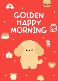 Golden Happy Morning (red)