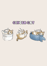 gingercat5 - cream