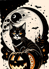 halloween cat BaF28F