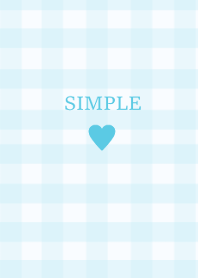SIMPLE HEART (check sodablue)