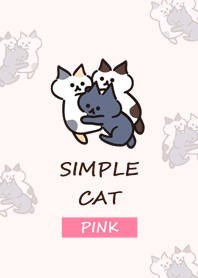 SIMPLE CAT PINK kisekae