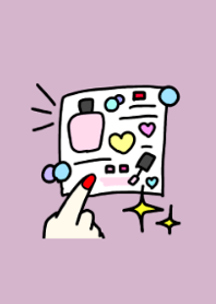 くすみピンクの大人女子なネイル着せかえ