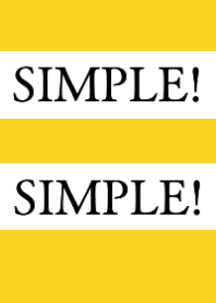 SIMPLE!SIMPLE!-YELLOW-RED