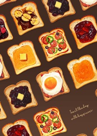 トースト タイム ☕︎ ブラウン 02