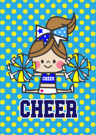 チアリーダー 着せ替え BLUE & YELLOW