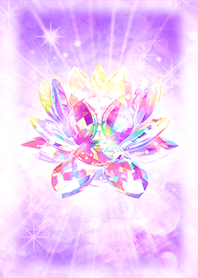 富と成功のパワー「蓮の花クリスタル」