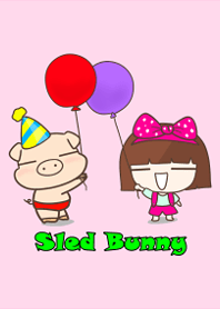 SLED BUNNY-2