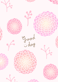 Round flower fluffy10 from Japan