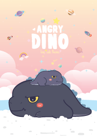 เจ้าไดโนขี้โมโห ริมทะเล สีซอฟท์พิ้งค์