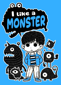 ฉันชอบ สัตว์ประหลาด (สีน้ำเงิน)