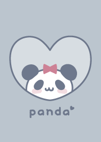 Panda Ribbon [Dullness Blue]