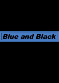 シンプルカラー ブルー/ブラック
