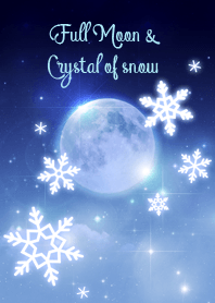 Luck Up Full Moon & Crystal of snow