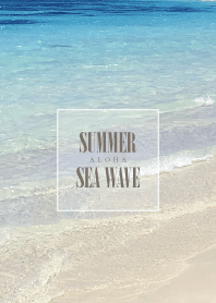 SUMMER BLUE SEA WAVE 5 -ALOHA-