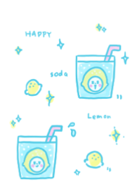 Happy lemon man and Soda 3-2。