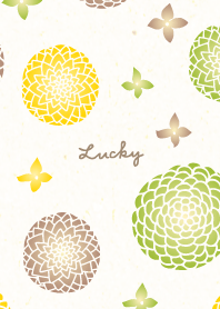 round flowers and small flowers22 Japan