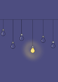 Minimal light bulb theme