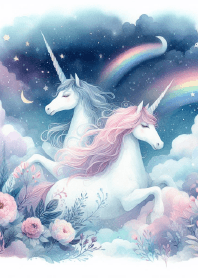 星夜彩虹獨角獸