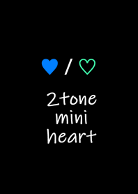 2tone mini heart 14