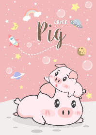 Pig on Pink galaxy.