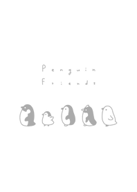企鵝 /white gray