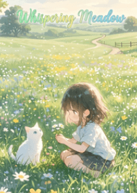 เด็กหญิงน่ารักและแมวตัวน้อย V.94