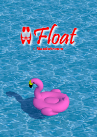 Float of a pool and the flamingo eng ver