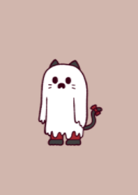 Ghost black cat.(dusty colors01)