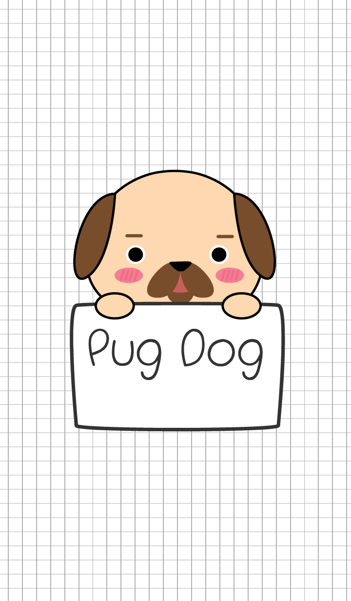 Love Pug Dog Theme Ver.2 (jp)