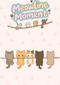Meowline moment (purple middle line)