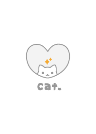 Cat Glitter - White