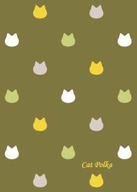Cat Polka[Khaki]