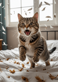 Cats run wild #GQWG016.