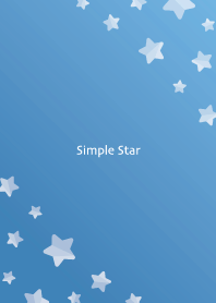 Simple Star ''Pale Blue'' 2