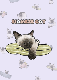 siamesecats4 - light purple