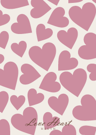 Love Heart -DUSKY PINK-