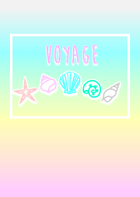 VOYAGE - summer pastel gradation -